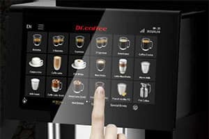 Vollautomat F100-menue