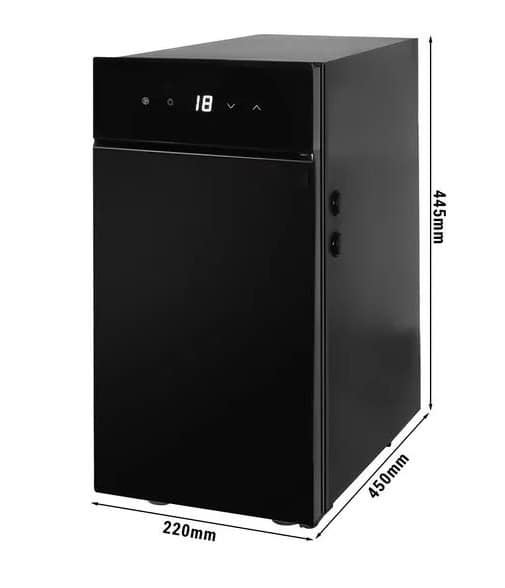 Milchkühlschrank schwarz – Bild 2